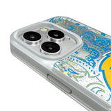 Los Angeles Chargers Paisley Glitter Phone Case for Apple iPhone