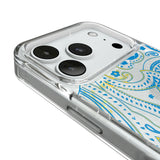 Los Angeles Chargers Paisley Glitter Phone Case for Apple iPhone