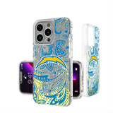 Los Angeles Chargers Paisley Glitter Phone Case for Apple iPhone