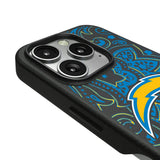 Los Angeles Chargers Paisley MagSafe Compatible Phone Case for Apple iPhone