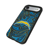 Los Angeles Chargers Paisley MagSafe Compatible Phone Case for Apple iPhone