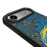 Los Angeles Chargers Paisley MagSafe Compatible Phone Case for Apple iPhone