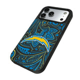 Los Angeles Chargers Paisley MagSafe Compatible Phone Case for Apple iPhone