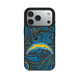 Los Angeles Chargers Paisley MagSafe Compatible Phone Case for Apple iPhone