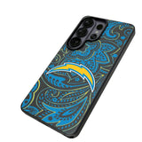 Los Angeles Chargers Paisley MagSafe Compatible Phone Case for Samsung Galaxy 26 Series