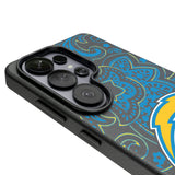 Los Angeles Chargers Paisley MagSafe Compatible Phone Case for Samsung Galaxy 26 Series