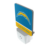 Los Angeles Chargers Personalized Endzone Solid Night Light 2-Pack