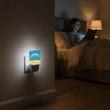 Los Angeles Chargers Personalized Endzone Solid Night Light 2-Pack