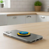 Los Angeles Chargers Personalized Endzone Solid PopSockets Magnetic Phone Grip and Stand