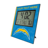 Los Angeles Chargers Personalized Hatch Wall Clock