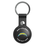 Los Angeles Chargers Personalized Insignia Black Airtag Holder