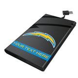 Los Angeles Chargers Personalized Tilt 5000mAh Flat Powerbank