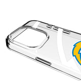 Los Angeles Chargers Personalized Tilt Clear Phone Case for Apple iPhone