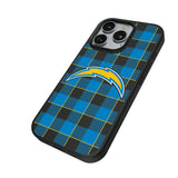 Los Angeles Chargers Plaid MagSafe Compatible Phone Case for Apple iPhone