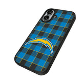 Los Angeles Chargers Plaid MagSafe Compatible Phone Case for Apple iPhone