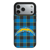 Los Angeles Chargers Plaid MagSafe Compatible Phone Case for Apple iPhone