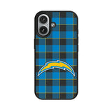Los Angeles Chargers Plaid MagSafe Compatible Phone Case for Apple iPhone