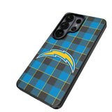 Los Angeles Chargers Plaid MagSafe Compatible Phone Case for Samsung Galaxy 26 Series