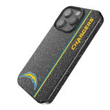 Los Angeles Chargers Sidebar Black Bling Phone Case for Apple iPhone