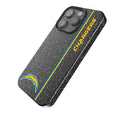 Los Angeles Chargers Sidebar Black Bling Phone Case for Apple iPhone
