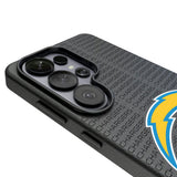 Los Angeles Chargers Text Backdrop MagSafe Compatible Phone Case for Samsung Galaxy 26 Series