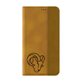 Los Angeles Rams Burn Folio Phone Case for Samsung Galaxy