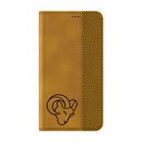 Los Angeles Rams Burn Folio Phone Case for Samsung Galaxy