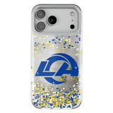Los Angeles Rams Confetti Glitter Phone Case for Apple iPhone