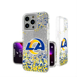 Los Angeles Rams Confetti Glitter Phone Case for Apple iPhone