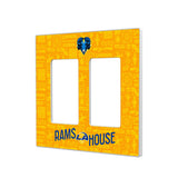 Los Angeles Rams Deco Hidden-Screw Light Switch Plate