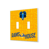 Los Angeles Rams Deco Hidden-Screw Light Switch Plate