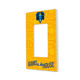 Los Angeles Rams Deco Hidden-Screw Light Switch Plate