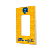 Los Angeles Rams Deco Hidden-Screw Light Switch Plate