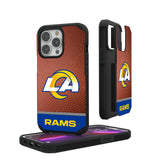 Los Angeles Rams Football Wordmark Rugged Phone Case for Apple iPhone