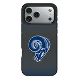 Los Angeles Rams Historic Collection Linen Bump Phone Case for Apple iPhone