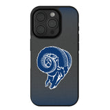 Los Angeles Rams Historic Collection Linen Bump Phone Case for Apple iPhone