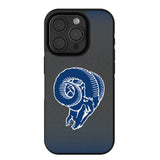 Los Angeles Rams Historic Collection Linen Bump Phone Case for Apple iPhone