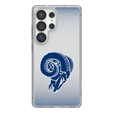 Los Angeles Rams Historic Collection Linen Clear Phone Case for Samsung Galaxy