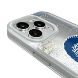Los Angeles Rams Historic Collection Linen Glitter Phone Case for Apple iPhone