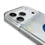 Los Angeles Rams Historic Collection Linen Glitter Phone Case for Apple iPhone