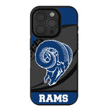Los Angeles Rams Historic Collection Passtime Bump Phone Case for Apple iPhone