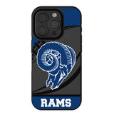 Los Angeles Rams Historic Collection Passtime Bump Phone Case for Apple iPhone