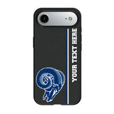 Los Angeles Rams Historic Collection Personalized Sidebard MagSafe Compatible Phone Case for Apple iPhone