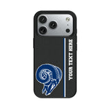 Los Angeles Rams Historic Collection Personalized Sidebard MagSafe Compatible Phone Case for Apple iPhone