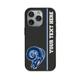 Los Angeles Rams Historic Collection Personalized Sidebard MagSafe Compatible Phone Case for Apple iPhone