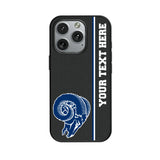 Los Angeles Rams Historic Collection Personalized Sidebard MagSafe Compatible Phone Case for Apple iPhone