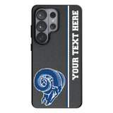 Los Angeles Rams Historic Collection Personalized Sidebard MagSafe Compatible Phone Case for Samsung Galaxy