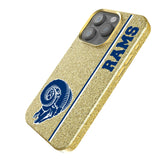 Los Angeles Rams Historic Collection Sidebar Bling Phone Case for Apple iPhone
