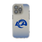 Los Angeles Rams Linen Clear Phone Case for Apple iPhone