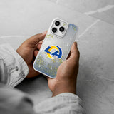 Los Angeles Rams Linen Glitter Phone Case for Apple iPhone